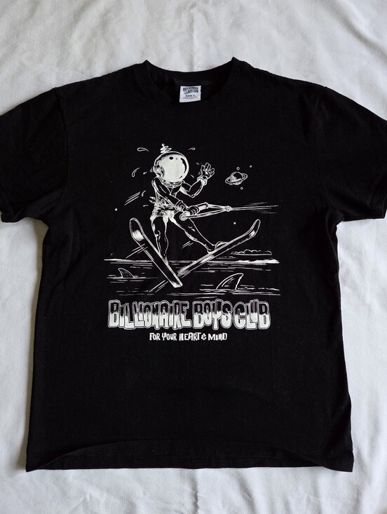 Billionaire Boys Club Other - Billionaire Boys Club Black Graphic Tee - White Astronaut Print